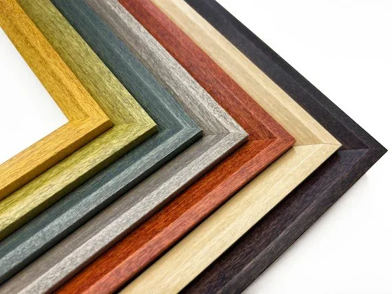 Frame moulding colour range